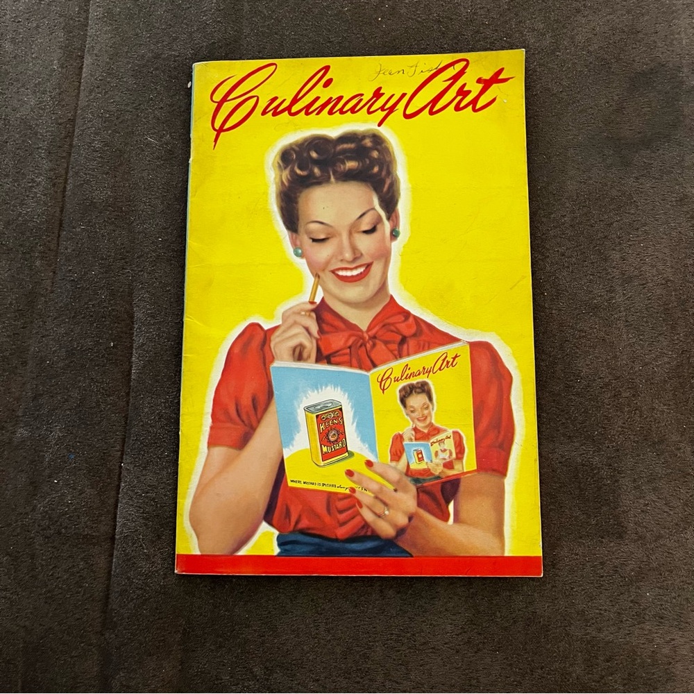 1940’s Keen’s Mustard Culinary Art Recipe Booklet